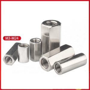 Alternative view of Nối ty lục giác inox 304