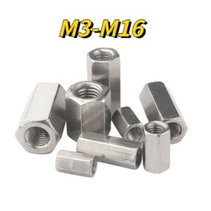 Nối ty lục giác inox 304
